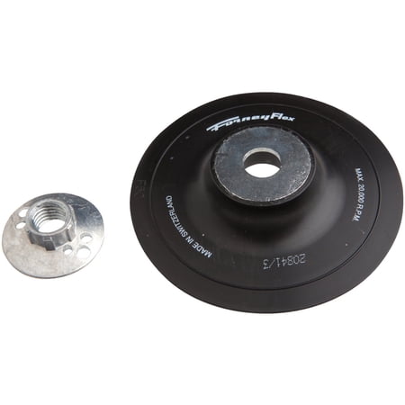 Forney Industries Backing Pad With 5/8-Inch-11 Spindle Nut - 5-Inch