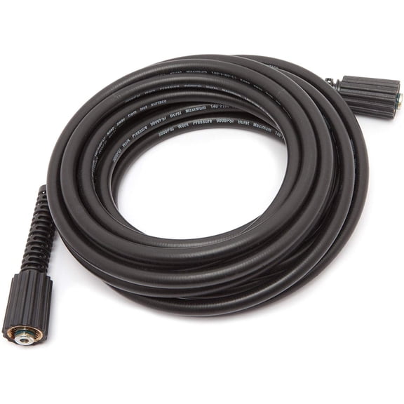 Forney Industries Forney 75186 Pressure Washer Accessories, Hose, High Pressure, 1/4-Inch-by-25-Feet, 3,000 PSI Garden & Landscape Use, Standard Connection