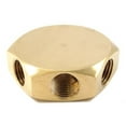 thumbnail image 1 of Forney Industries Manifold, Brass, 3-in-1, 1/4 in NPT, 1 of 3