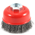 thumbnail image 1 of Forney Crimped Cup Brush, 2-3/4 Inch x .014 Inch x 5/8 Inch-11 Arbor, 1 of 3