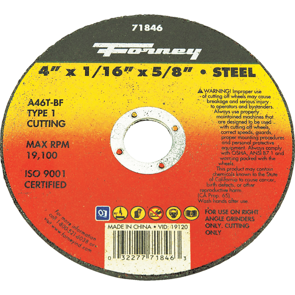 Forney Cutting Tip Plasma Cutter Accessory - Single Pack Heavy-Duty Construction, Professional Use