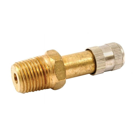 Forney Industries 1892793 Brass & Steel Schraeder Compatible Tank Valve, 0.13 in. Male NPT