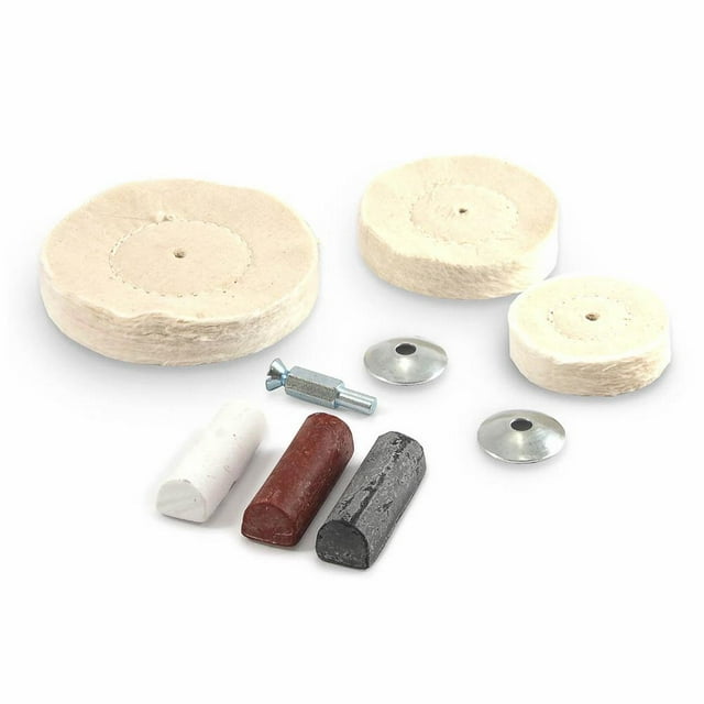 Forney Industries 72111 7-Piece Buffing Kit, Drill Mounted