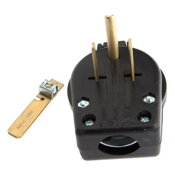 Forney Industries Pin-Type Electrical Plug, 230-Volt, 50 AMP (32531)