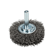 Forney Industries Command PRO Wire Wheel Crimped, 2 in x .014 in x 1/4 in Shank, Bulk