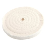 Forney Industries Cotton Buffing Wheel, 6 in x 1/2 in