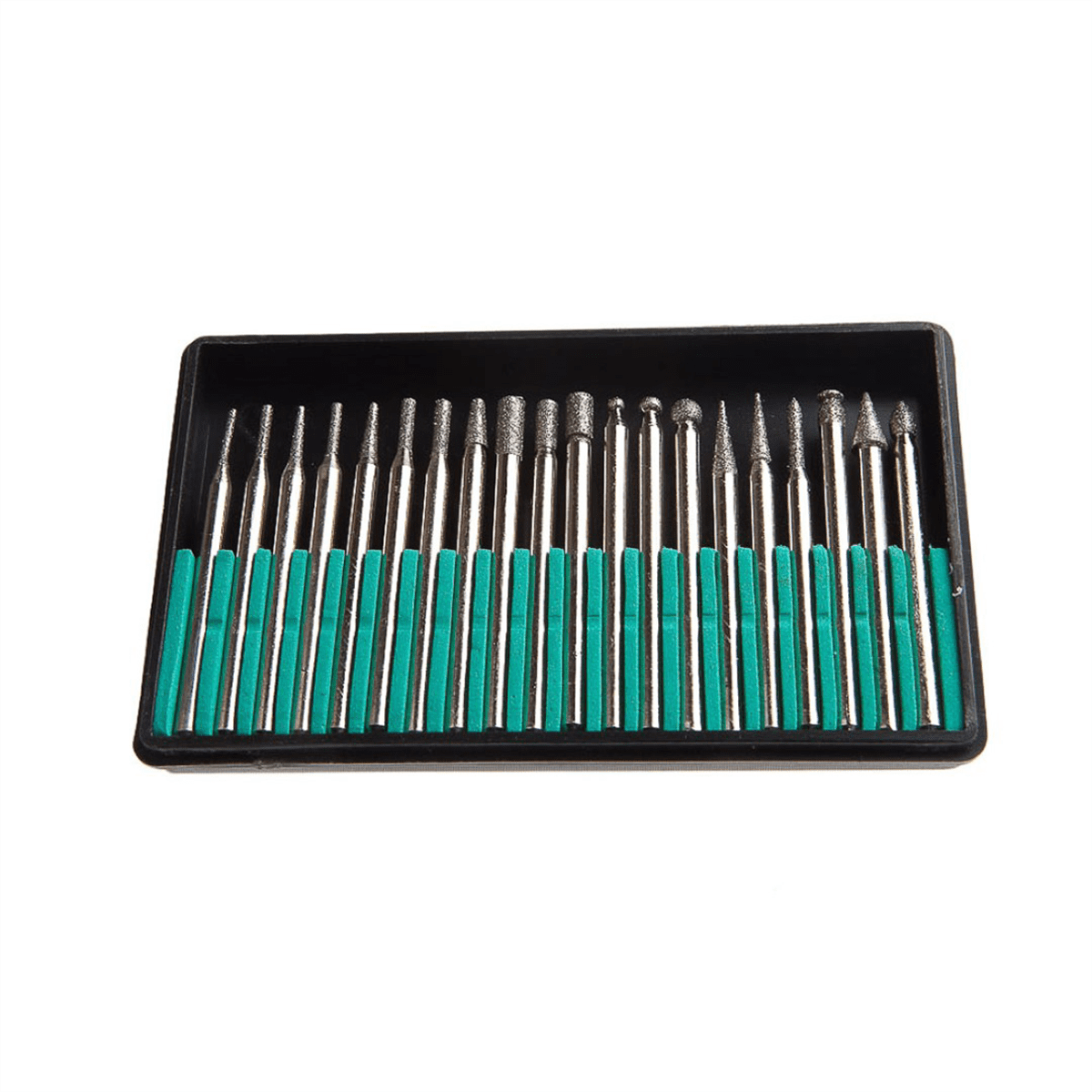 Forney Industries Diamond Point Set with 1/8 in Shank, 20-Piece ...