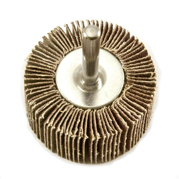 Forney Industries Forney 60185 Flap Wheel, Shank Mounted, 2 in x 1 in, Grit: 80