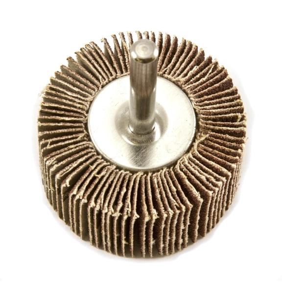 Forney Industries Forney 60185 Flap Wheel, Shank Mounted, 2 in x 1 in, Grit: 80