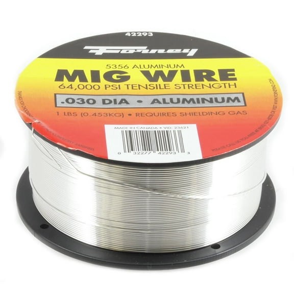 Forney Industries ER5356, Aluminum MIG Welding Wire, .030 in x 1 Pound