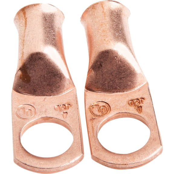 Forney Industries Inc 60093 Lug Copper No. 4 Cable x 0.38 Stud