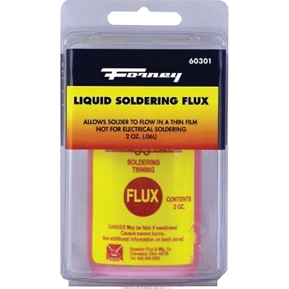 Forney Industries 60301 Soldering Flux, 2 oz, Liquid, Red