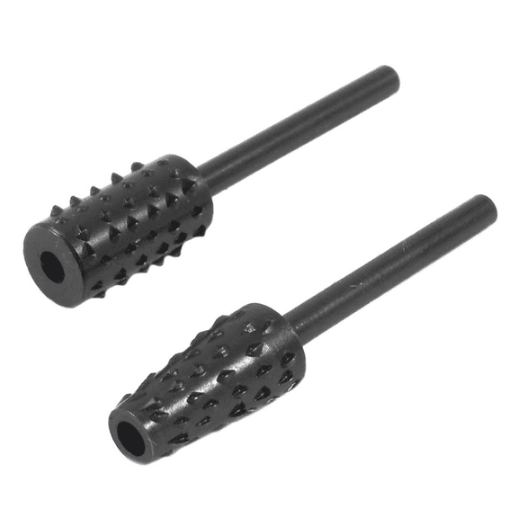 Forney Industries Mini-Rotary Rasp Set with 1/8 in Shaft, 2-Piece