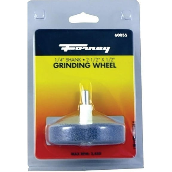 Forney Industries Mounted Grinding Wheel, 2-1/2 in x 1/2 in