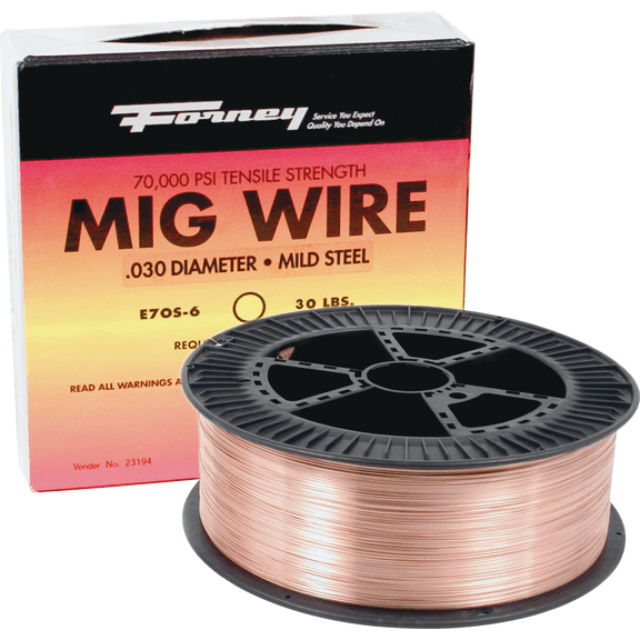 Forney Mild Steel Mig Wire - Pack of 12 Indoor & Outdoor Use, NEC-Compliant
