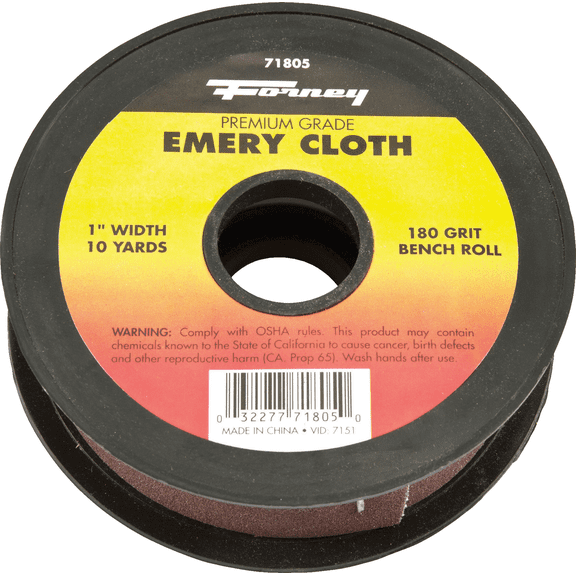 Forney Premium Grade Emery Cloth - Single Pack Residential Use, Standard Application