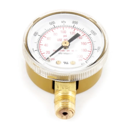 Forney Regulator Gauge, 2 Inch, 0-200 PSI