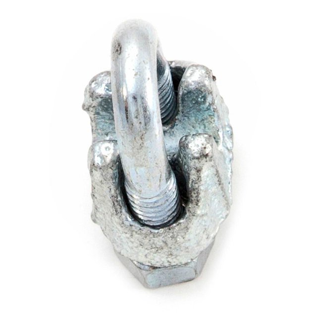 Forney Wire Rope Clip 1/16" (1.59mm) Zincplated malleable wire rope