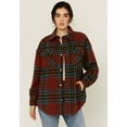 thumbnail image 1 of Fornia Women's Plaid Print Shacket - SHKT-TRT-RUS   US, 1 of 4