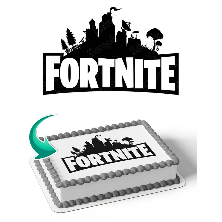 Fornite Cake Deco Wrap Logo Edible Image Cake Topper Personalized Birthday Sheet Decal Banner 1/4 Sheet - Walmart.com fornite-cake-deco-wrap-logo-edible-image-cake-topper-personalized-birthday-sheet-decal-banner-1-4-sheet-walmart-com