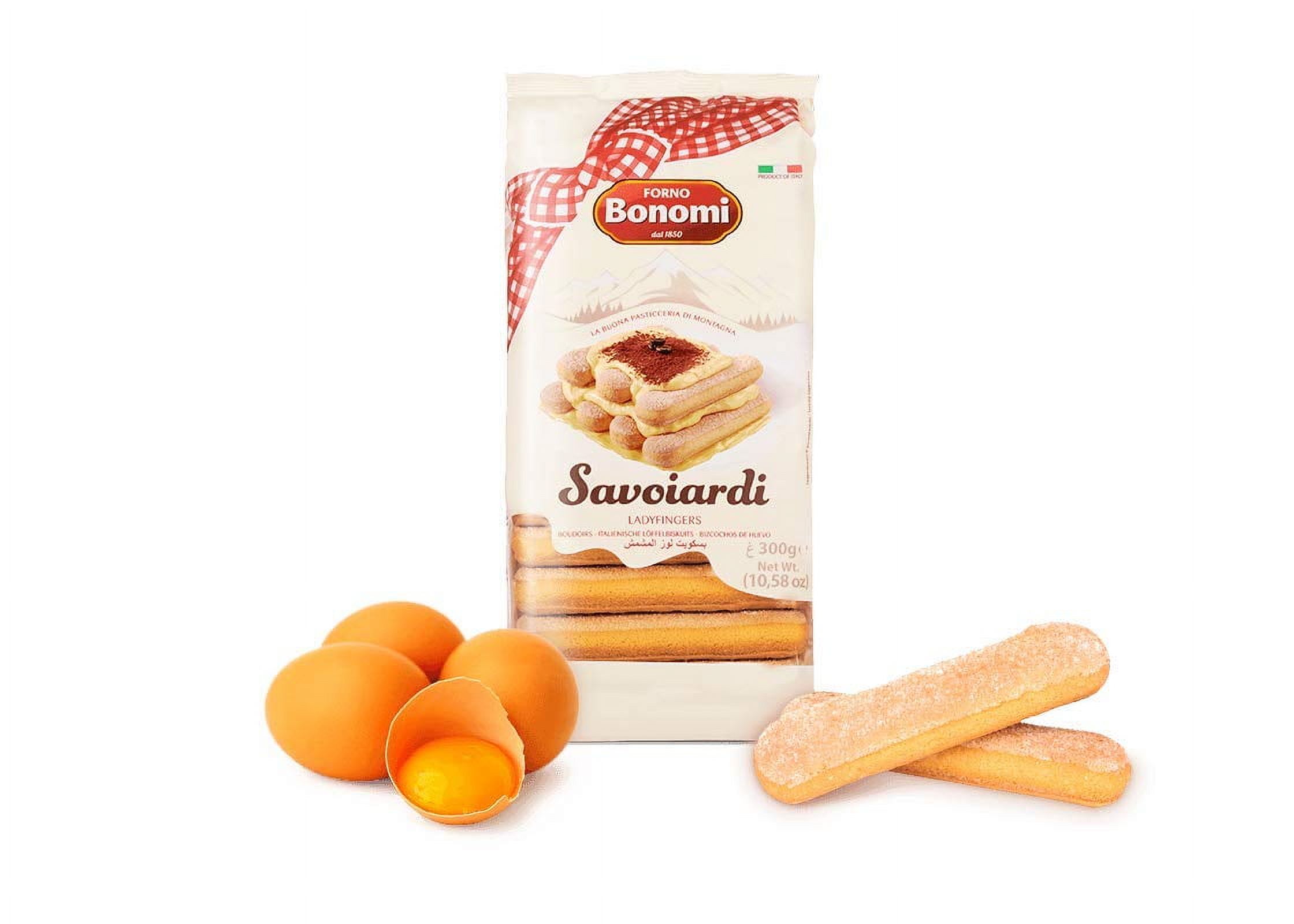 Forno Bonomi Savoiardi Ladyfingers SBF3 17 1/2 oz. package - Walmart.com