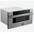 thumbnail image 1 of Forno Capoliveri 30-Inch Microwave Drawer, Stainless Steel, 1.2 cu.ft, 1500 Watts, Built-In, Touch Control LCD Display, Auto-Touch Open/Close, 11 Power Levels, Sensor Cooking, 1 of 6