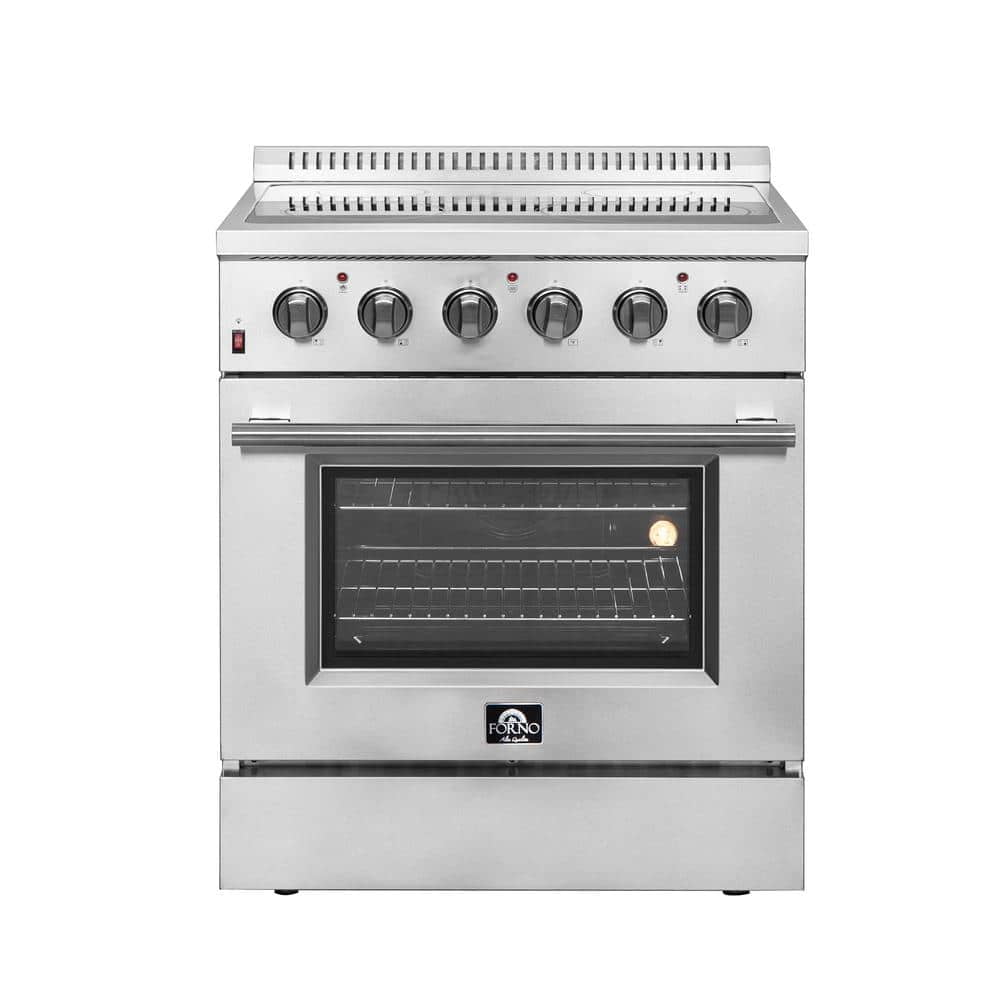 Galiano 30-inch Stainless Steel Freestanding Electric Range with Air Fryer