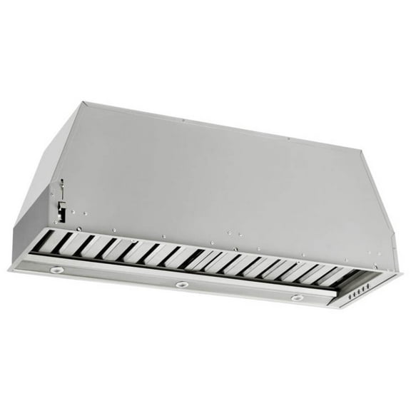 Forno Frassanito 36-Inch Recessed Range Hood, 450 CFM, Stainless Steel Baffle Filters, LED Lighting