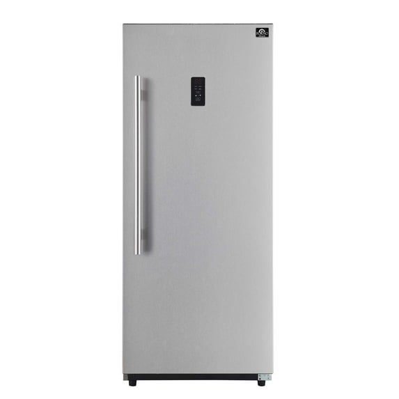 Forno Fortezza 28 Inch Right-Swing Convertible Refrigerator/Freezer, Stainless Steel, Total No Frost