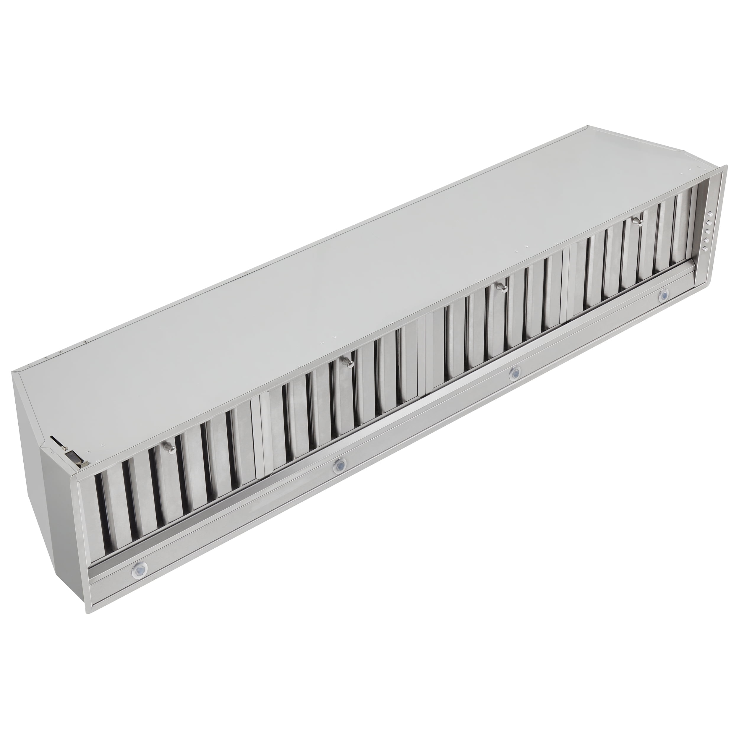 Forno Frassanito 60-Inch Recessed Range Hood, Stainless Steel Baffle Filters, LED Lighting