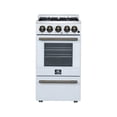 thumbnail image 1 of Forno Lamazze 20 Inch Freestanding Gas Range in White, Compact Design, 1 of 12