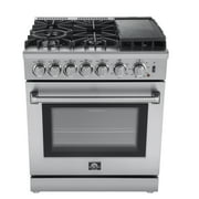 Forno Lazio 30  4.32 cu ft Gas Induction Range In Stainless Steel