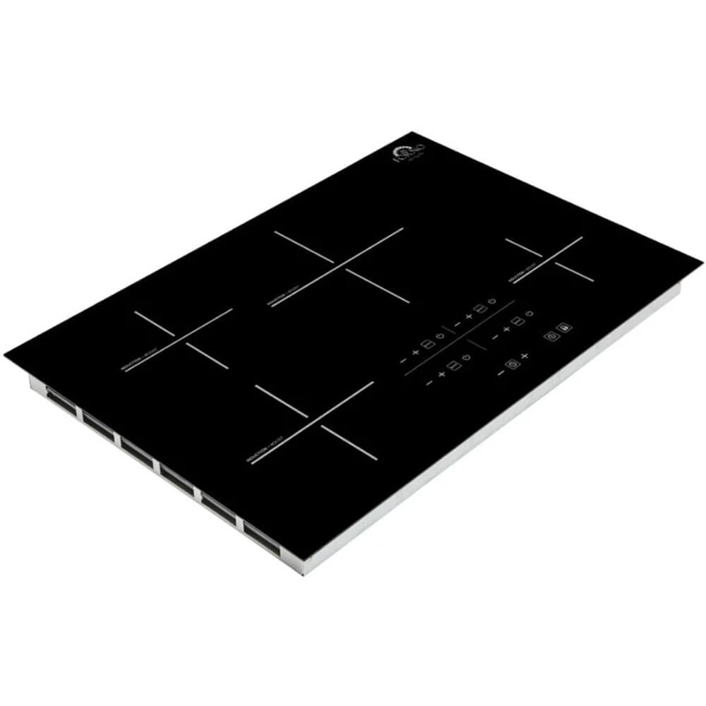 Forno Lecce 30-Inch 4-Zone Induction Cooktop, Touch Control, Multiple Power Levels, Safety Features, Sleek Design