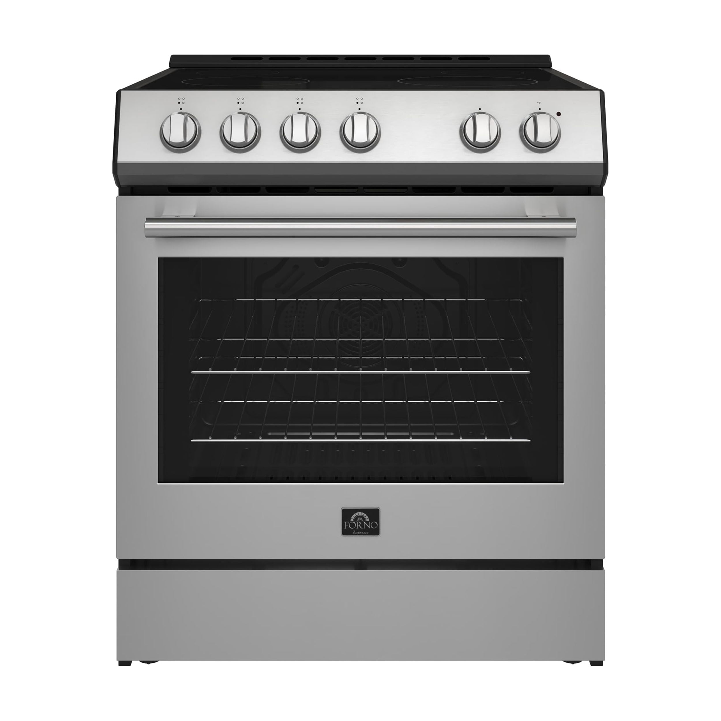 Forno Leonardo Espresso 30-Inch Stainless Steel Electric Range, True Convection, Energy Efficient