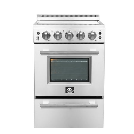 Forno Appliances - Loiano Alta Qualita 2.3 Cu. Ft. Freestanding Electric Range - Silver