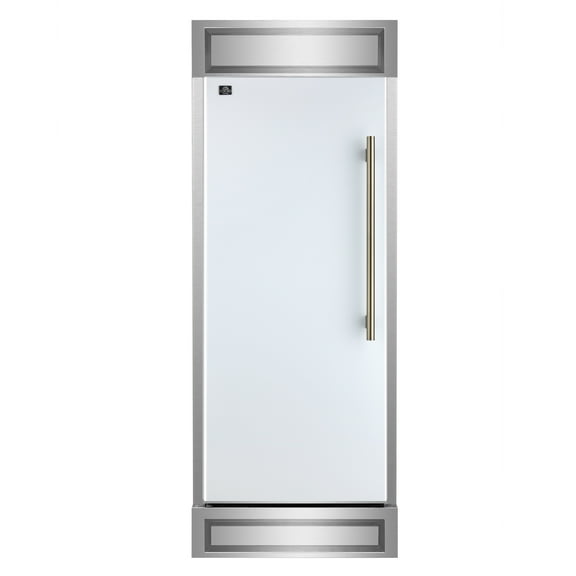 Forno Maderno 28-Inch Built-In Convertible Refrigerator, 13.6 cu.ft, Left Swing, Decorative Grill, ENERGY STAR Certified