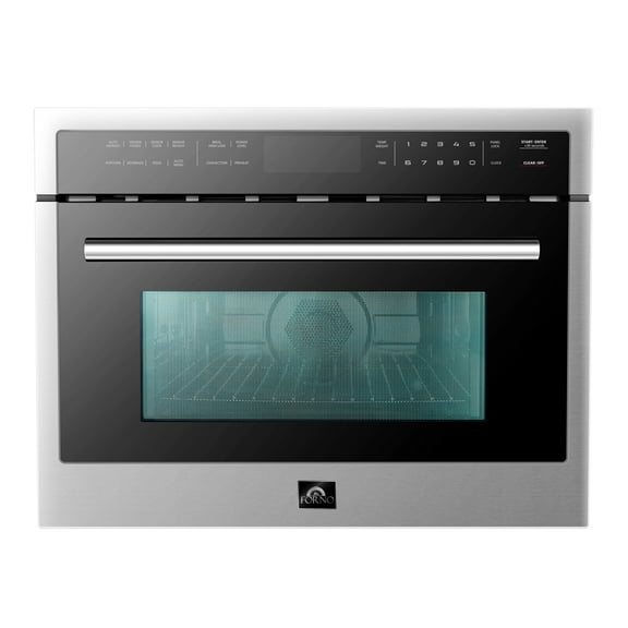 Forno Oliena 24" 1750 Watt Compact Oven & 1000 Watt Microwave, 1.6 cu. ft