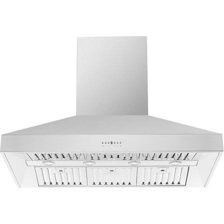 Forno Appliances - 48 inches - Externally Vented - Wall Range Hood - Silver