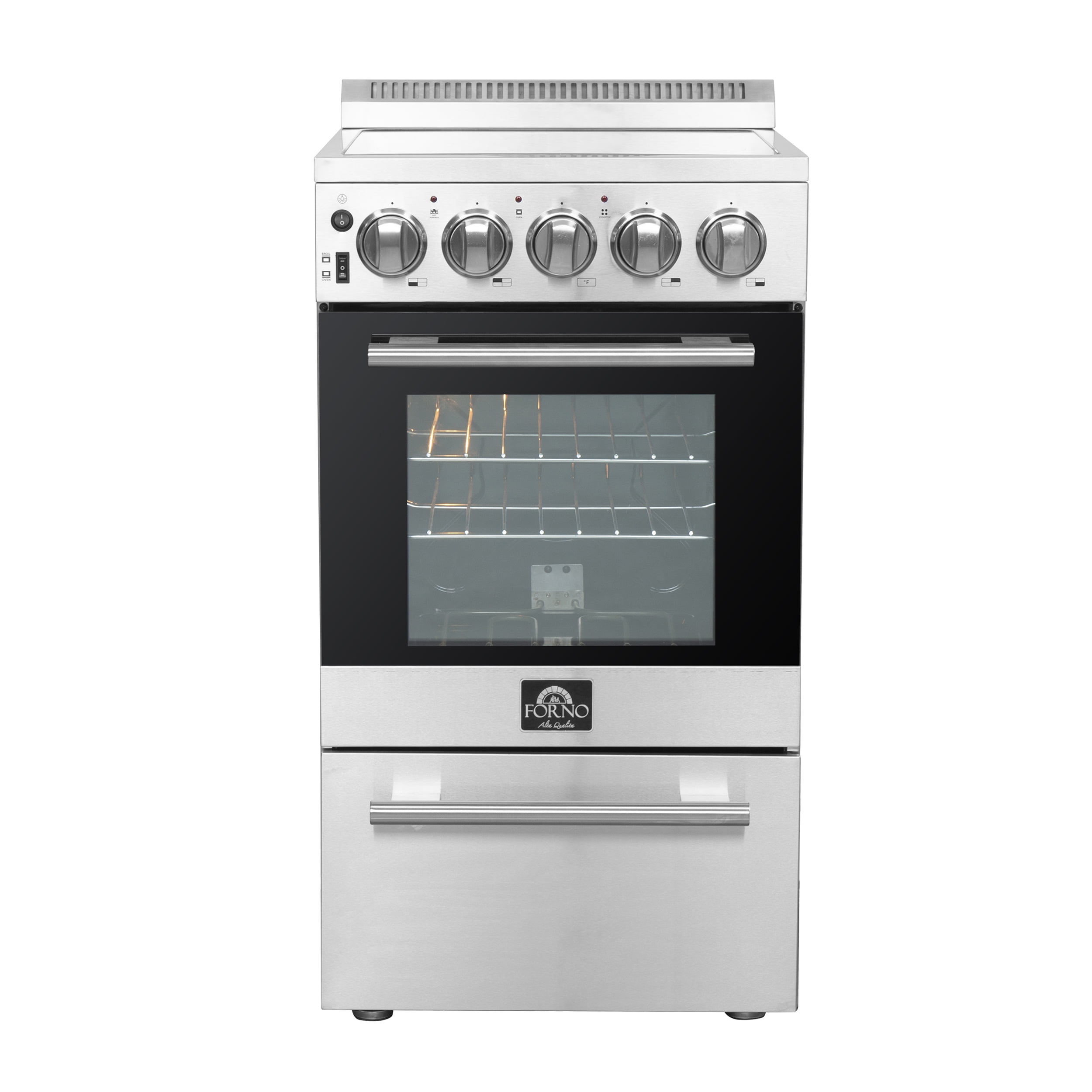 Forno 20" Stainless Steel Freestanding Electric Range with Sabbath Mode