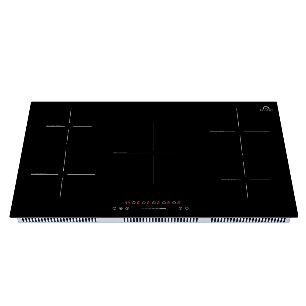 Forno Parco 36-Inch Induction Cooktop, 5 Zones, 10,200W Total Power, Touch Control, 9 Power Levels, Booster Function