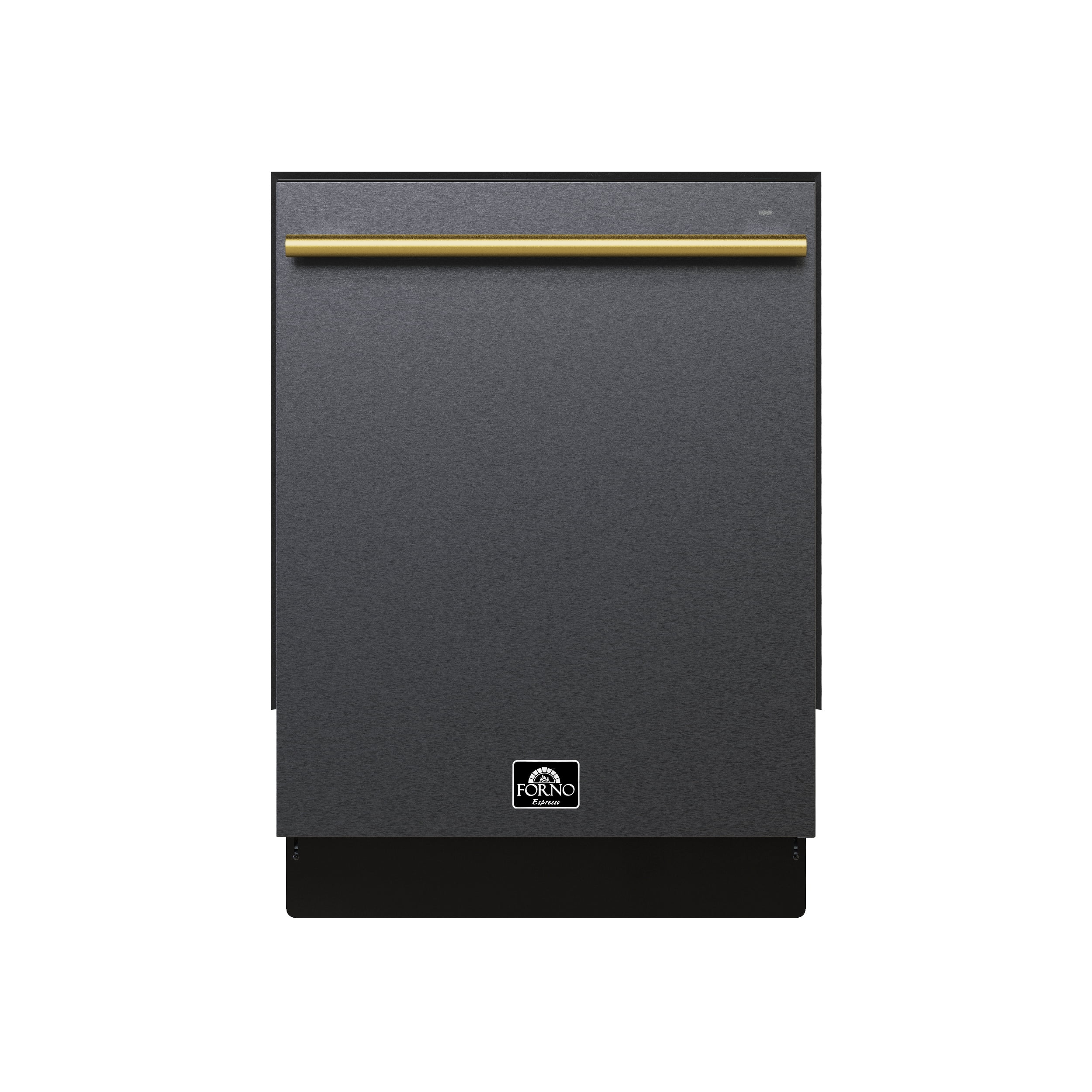 Forno Romano Espresso 24-Inch Built-In Dishwasher, Black Finish, Stainless Steel Tub, 49 dBA, Energy Star Certified