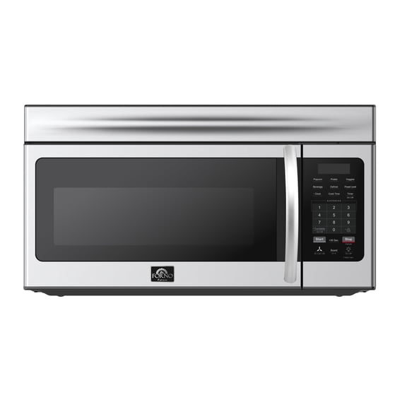 Forno Scalo 30-Inch Over the Range Microwave, Stainless Steel 1.6 cu.ft, 300 CFM Vent, Touch Control, LED Light