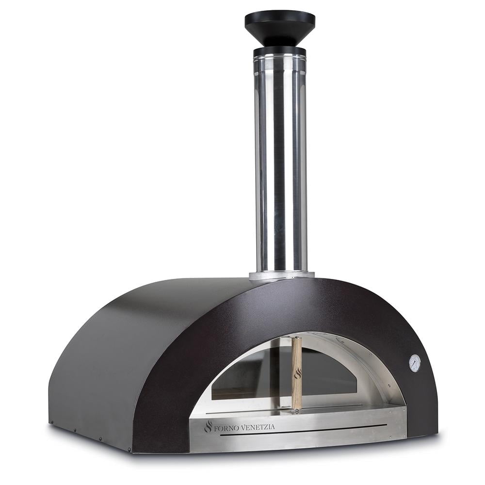 Forno Venetzia Forno Venetzia Bellagio 200 Stainless Steel Countertop Wood Burning Pizza Oven