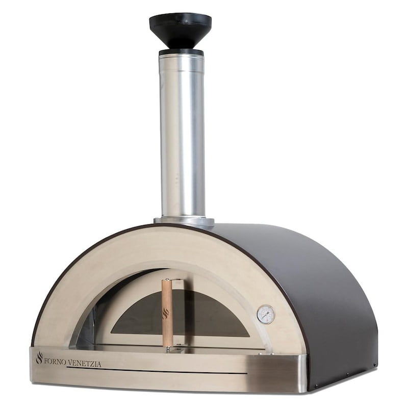 Torino Copper Stainless Steel Outdoor Wood-Fired Pizza Oven