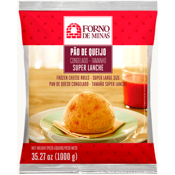 Forno de Minas Cheese Rolls Super Large Size 35.27 oz - Pao de Queijo Tamanho Super Lanche