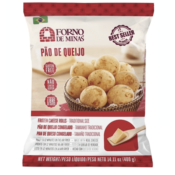 Forno de Minas Brazilian Cheese Bread 14.1 oz | Pack of 3 | Pao de Queijo