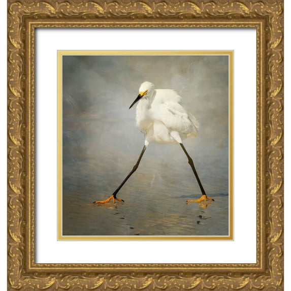 Forns, Alfred 26x28 Gold Ornate Wood Framed with Double Matting Museum Art Print Titled - The Rock Star