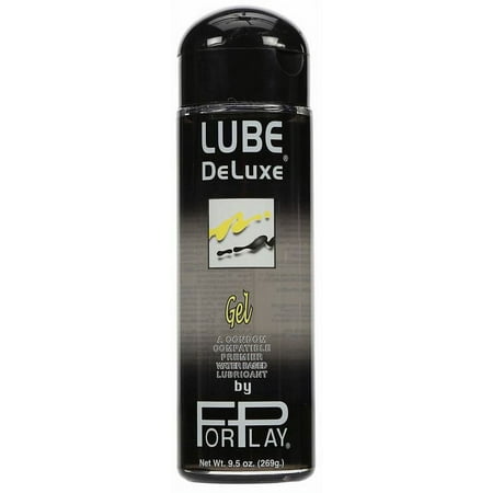 Forplay Lube Deluxe Gel, Water Based Personal Lubricant Compatible with Condoms, 9.5 oz