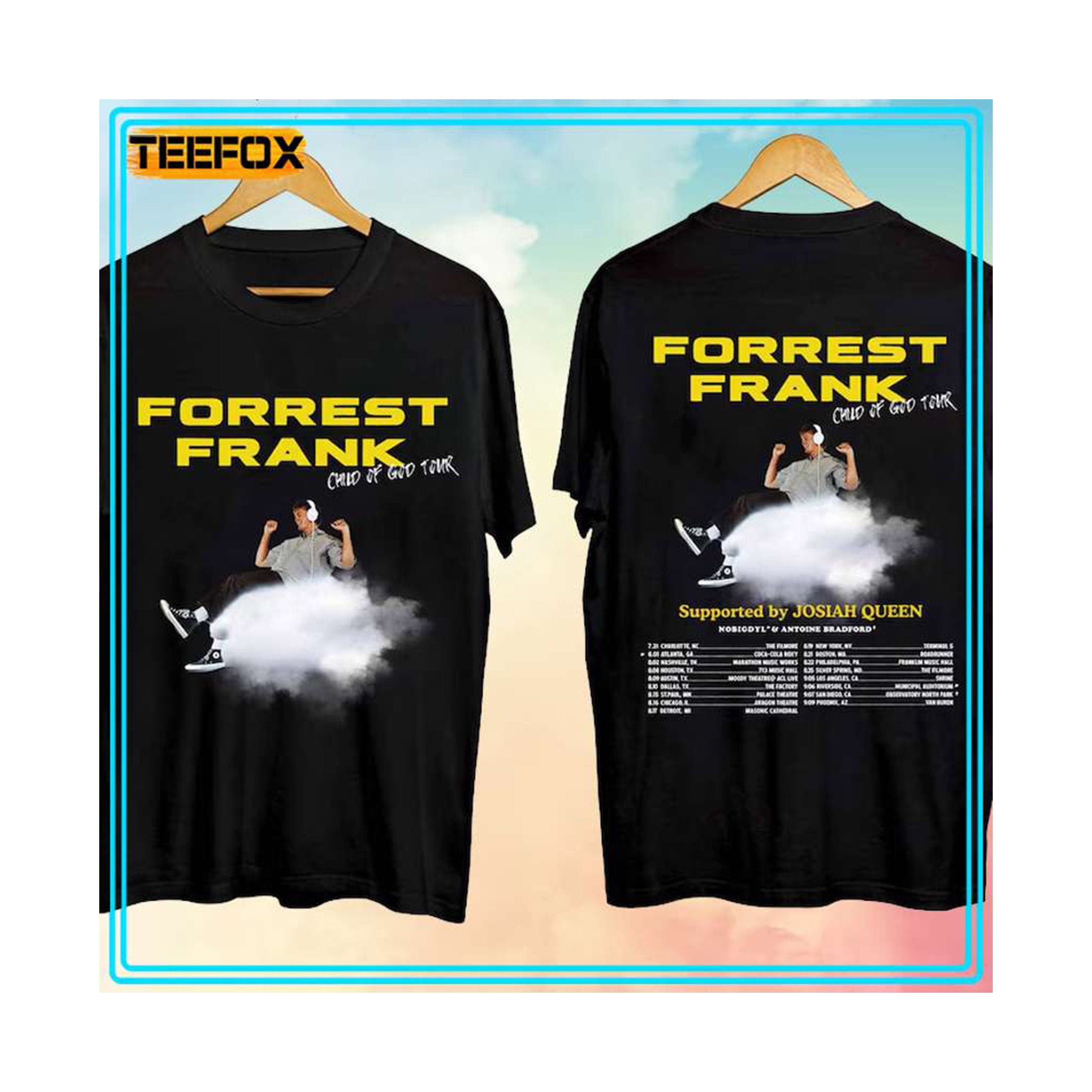 Forrest Frank Child Of God Tour 2024 Music T Shirt