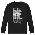 thumbnail image 1 of Forrest Gump - Bubbas Shrimp List - Men's Crew Neck Fleece Pullover, 1 of 5